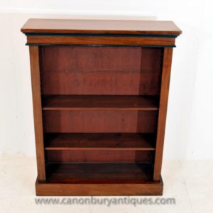 Antiker Biedermeier Offene Bücherregal Offenes Bücherregal