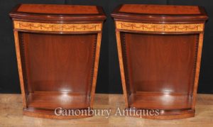 Paar Regent öffnen Bücherschränke Sainwood Walnut