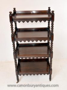 Regal Mahagoni Bücherregal Einheit