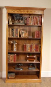 Regent Satinwood Inlay Offene Bücherregal Sheraton Bücherregale