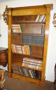 Walnut Regency Offene Bücherregal Buch Fall Regal