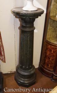Französisches Reich Marmorsockel Säulentisch Stand