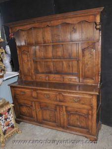 Große Eiche Bauernhaus Welsh Dresser Küche Schrank