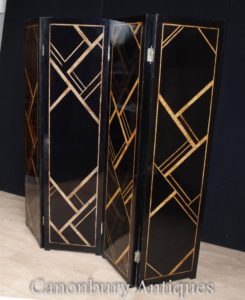 Art Deco Bildschirm Raumteiler Lack