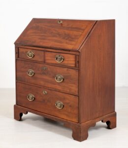 Georgian Bureau Desk Mahagoni Antik