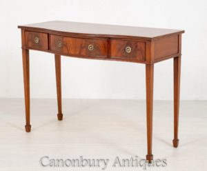 Regency Sideboard Serpentine Server Antikes Mahagoni