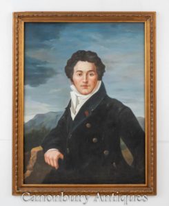 Schottisches Ölgemälde Robert Burns Porträt Nationaler Barden Dichter Auld Lang Syne