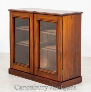Victorian Glazed Cabinet - Bücherregal Sideboard Display 1870