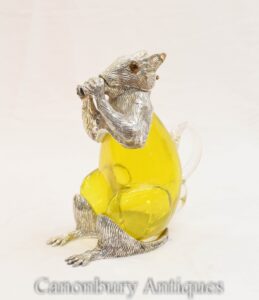 Silberplatte Eichhörnchen Dekanter - Glaskanne