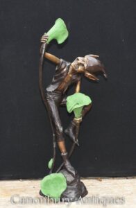 Bronze Goblin Brunnen - Pixie Fairey Statue Garden Casting