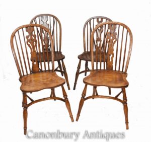 Set Windsor Stühle - Oak Farmhouse Kitchen Diners