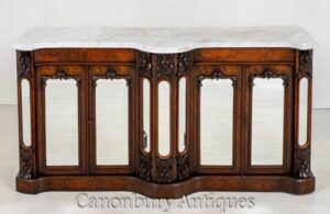 Victorian Sideboard Cabinet - Antikes Server Buffet 1860